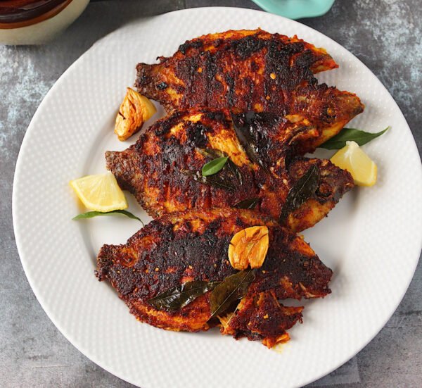 kerala style seasonal fish fry seabass