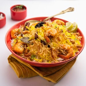 Order prawns biryani