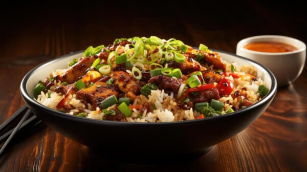 tandoori chicken fried rice