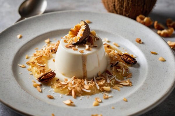 tender coconut pannakota