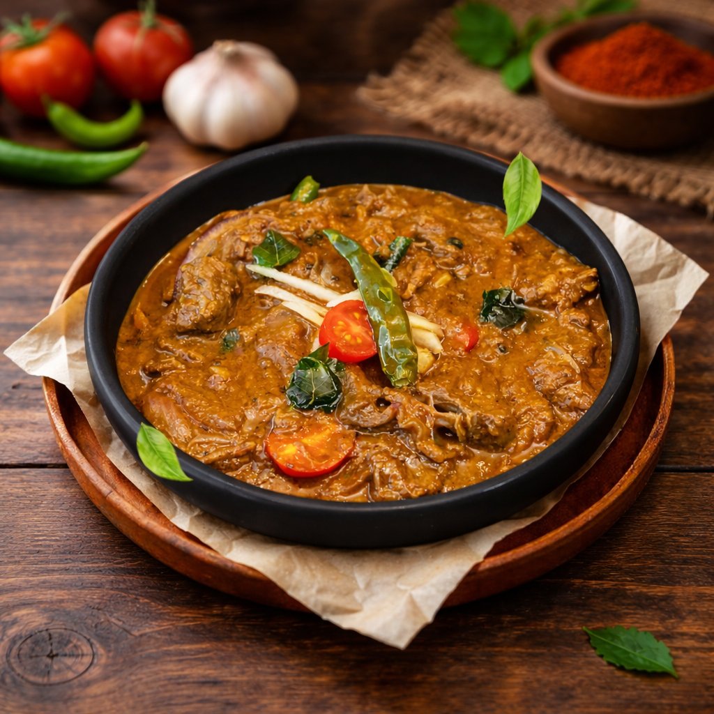 Kerala Style Mutton Curry on Bone